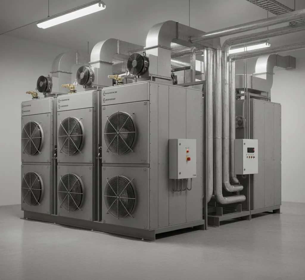 Klimaatbeheersingsysteem in een technische ruimte